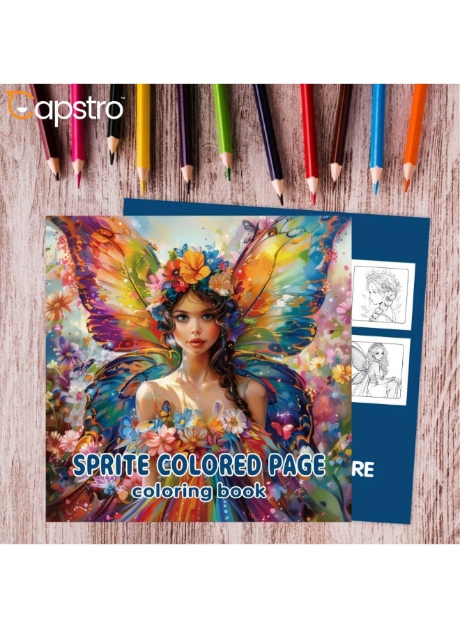 Capstro Detailed Coloring Book Collection – 24 Unique Designs for Creative Coloring & Relaxing Art Play | Illustrated Coloring Book for Home & Screen-Free Creativity – Butterfly Fairy Theme - Image 5
